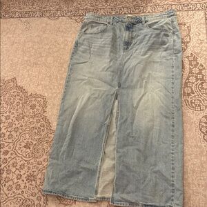 NWOT Universal Thread Denim A-Line Skirt - Blue